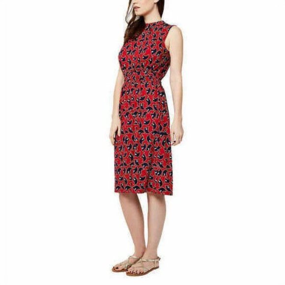 LEOTA Ladies' Aria Dress - Red - Medium NWT - Picture 3 of 4